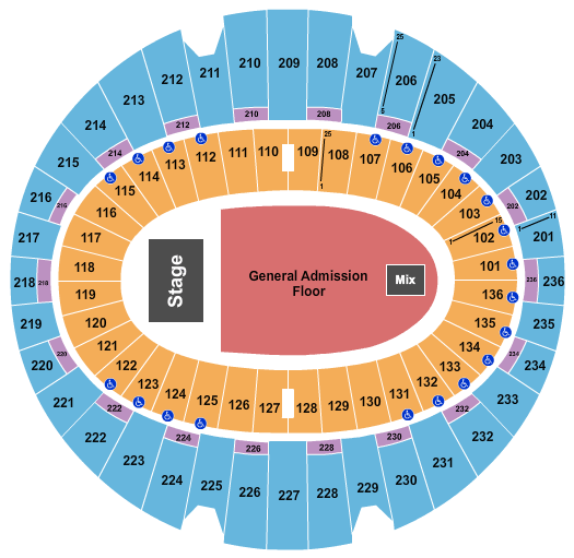 The Kia Forum Almost Acoustic Christmas Seating Chart